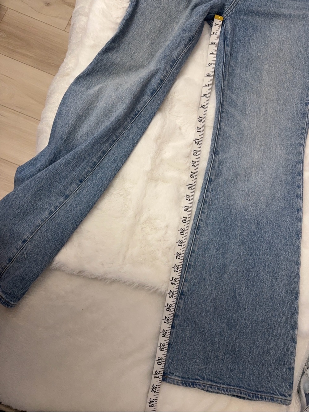 Madewell Perfect Vintage Flare Jeans Womens Size 25 High Rise Light Wash Denim - Picture 7 of 13